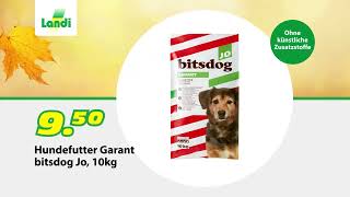 LANDI TVWerbung  Katzenfutter bitscat Joy 12 × 100 g und Hundefutter bitsdog JO Garant 10kg [upl. by Arel]