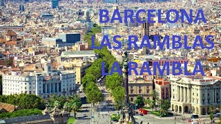 Las Ramblas  La Rambla  Barcelona [upl. by Ahsirpac781]