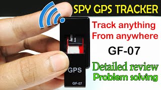 Spy GPS tracker GF07 detailed review [upl. by Brena]