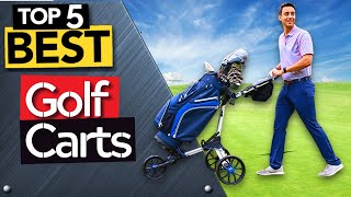 TOP 5 Best Push Golf Carts you can buy on Amazon [upl. by Baumann]