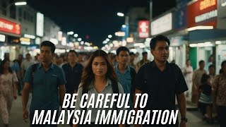 Be Careful To Malaysia Immigration [upl. by Trik915]