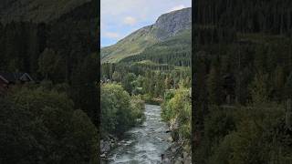 ☀️🌿 Hemsedal sentrum 117°C 814 August 11 2024 hemsedal norge august drive town mountains [upl. by Cal]