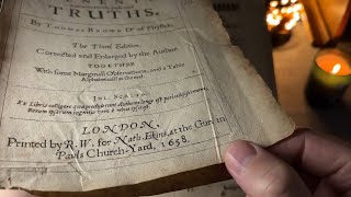 Incredibly Old Book from 1658  Science History Myth Folklore  ASMR Softspoken [upl. by Kirven474]