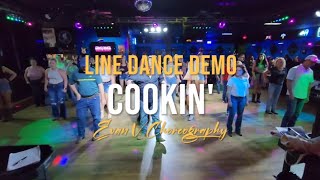 Cookin Line Dance Demo  Mind Over Matter by Anthony Ramos [upl. by Esbensen]