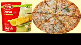 MTR Dosa Mix se Banaye ye tasty Snacks  Instant Pizza Dosa [upl. by Leandra]