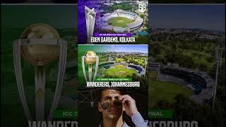 Venues of the next two World Cup finals shorts shortfeed cricket indiancricketer [upl. by Arnaud]