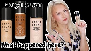 TESTING NEW BOBBI BROWN WEIGHTLESS SKIN FOUNDATION  REVIEW  2 DAY WEAR [upl. by Rfinnej]