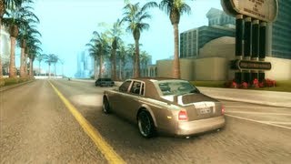 GTA SA  RollsRoyce Phantom V16 Black Revel [upl. by Allerie]