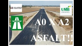 Autostrada A0  A2  AVEM ASFALT  Update 16 August 2023  a0 autostrada dji 500subs 4k [upl. by Pinsky46]