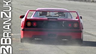 Ferrari F40 with Tubi Exhaust Flybys [upl. by Sirk]