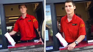 McDonalds Worker Refuses To Make McDonalds [upl. by Adlee542]