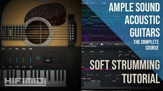 Programming Soft Strumming on Guitar VST using Ample Guitar Martin [upl. by Mavis]