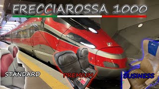 Trenitalia Frecciarossa 1000 in Standard  Premium  Business  The best train in Italy [upl. by Dorsman]