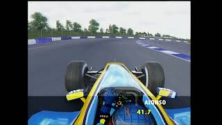 F1 Silverstone 2003  Fernando Alonso OnBoard  assettocorsa [upl. by Ybloc]