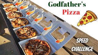 6 Godfather Mini Pizza Speed Challenge [upl. by Posner]