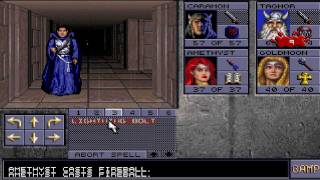 Lets Play Eye of the Beholder II The Legend of Darkmoon Amiga AGA  Blind Part 3 [upl. by Oaht390]