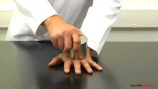 Superstrong neodymium magnets crushing a mans hand [upl. by Dannica]