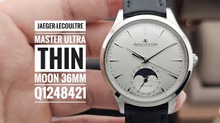 JaegerLeCoultre Master Ultra Thin Moon 36mm Q1248421 [upl. by Auerbach]