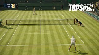 Top Spin 2K25  Matteo Berrettini Vs Daniil Medvedev I Wimbledon I Legend Difficulty PS5 [upl. by Alexandr]