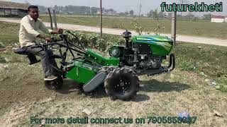 Kirloskar MegaT 15 power tiller demo from future kheti tiller weeder kirloskar [upl. by Saiff]