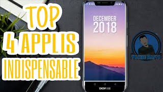 🔷TOP 4 APPLIS INDISPENSABLES À AVOIR SUR VOTRE SMARTPHONE ANDROIDMEILLEURES APPLICATION ANDROID [upl. by Gilbertina]