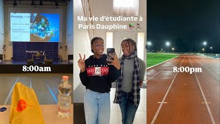 uni vlog  paris dauphine 📚  révisions amp athlétisme 🏃🏾‍♀️ [upl. by Lyndy]