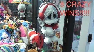 Claw Machine INSANE Claw Wins At Walmart [upl. by Martella]