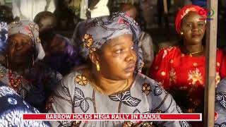 BARROW HOLDS MEGA RALLY IN BANJUL [upl. by Aruasi]