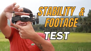 DJI Ryze Tello Drone Stability and Footage Test [upl. by Aleakim123]