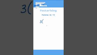 Factorising gcsemaths gcse maths factorise factorising algebra foundation [upl. by Aiello]