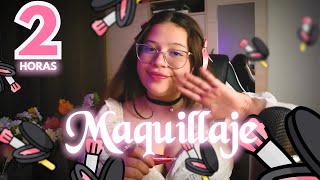 asmr 💄TE MAQUILLO ✌🏻 2 HORAS para DORMIR 😴 Vivalen ASMR [upl. by Mayer918]