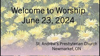 Welcome to Worship for Sunday June 23 2024 [upl. by Etnovaj]