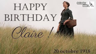 OUTLANDER  Joyeux anniversaire Claire en gaélique  20 octobre 1918 [upl. by Rue]