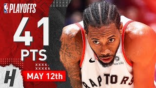 Kawhi Leonard Full Game 7 Highlights Raptors vs 76ers 2019 NBA Playoffs  41 Pts GAMEWINNER [upl. by Sloatman359]