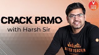 How to Crack PRMO 2019 in just 21 Days with Harsh Priyam Sir [upl. by Airdnaid]