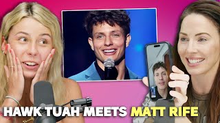 quotWhy Am I BLUSHINGquot Haliey Welch Meets Her Celeb Crush Matt Rife [upl. by Aileda602]