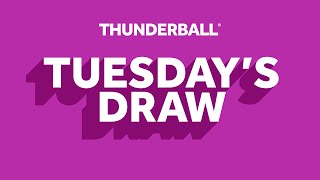 The National Lottery Thunderball draw results from Tuesday 21 May 2024 [upl. by Reave12]