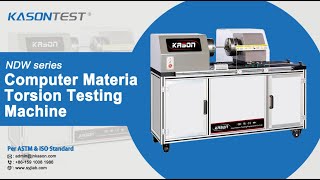 Computer Control Material Torsion Testing Machine [upl. by Aissat510]