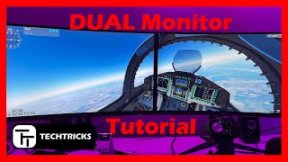 Mit DUAL Monitor MSFS  TechTricks [upl. by Inek729]