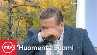 Laurille Suuri juontaja palkinto  Huomenta Suomi  MTV3 [upl. by Harwin]