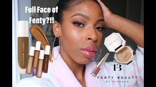 Fenty Pro Filtr’ Foundation 385 Instant Retouch Concealer  Setting Powder Review 😱 thecure [upl. by Lauralee]