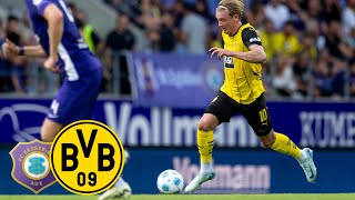 Erzgebirge Aue  BVB 11  Testspiel Highlights [upl. by Ainahpets263]