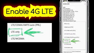 How To Enable 4G LTE Plus only Mode on any Android Phone [upl. by Nitsraek29]