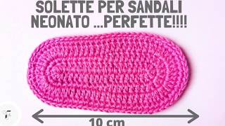 soletta neonato 10 cm PERFETTA [upl. by Nosemaj]