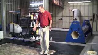 How To Clean An Oriental Rug  Step 3 Soil Extraction amp Washing [upl. by Bagger]