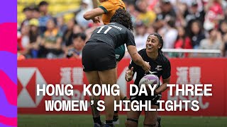 New Zealand crowned BACKTOBACK champions  CathayHSBC Sevens Day Three Womens Highlights [upl. by Eagle218]