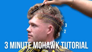 3 MINUTE MOHAWK TUTORIAL [upl. by Aryahay934]