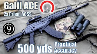 Galil Ace 32 762x39  Primary Arms 2x ACSS to 500yds Practical Accuracy [upl. by Bealle822]