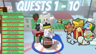 Bee Bears QUESTS 110 REWARDS  Bee Swarm Simulator [upl. by Lepley340]