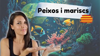 🐟 Vocabulari de PEIXOS i MARISCS en català  FRASES FETES amb peixos [upl. by Allayne256]